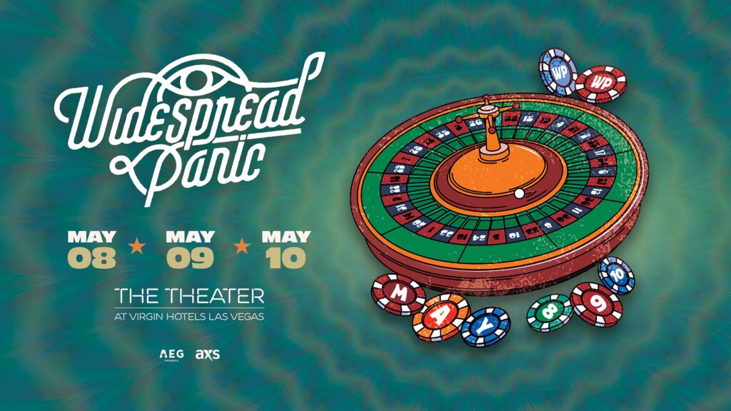 Widespread Panic live in Las Vegas May 8-10, 2026