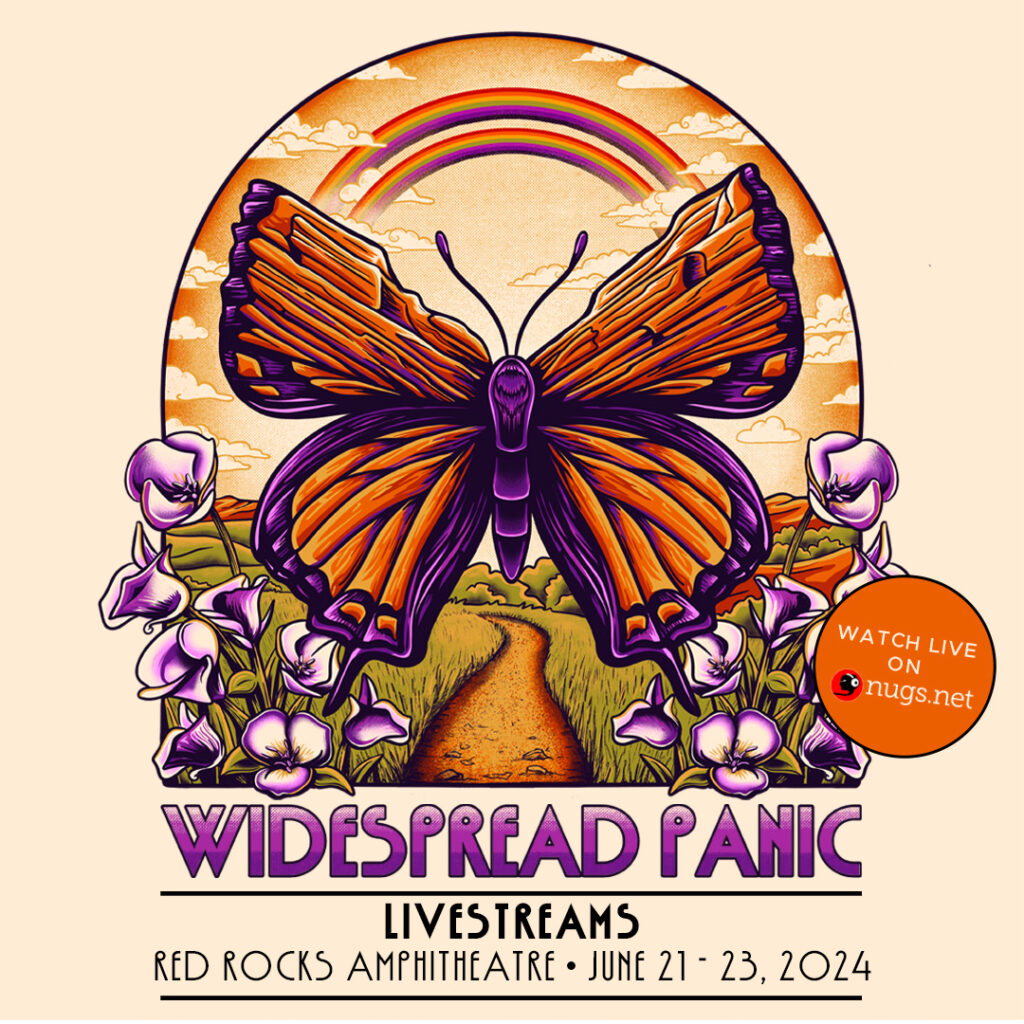 Widespread Panic Red Rocks Webcast June 21-23, 2024