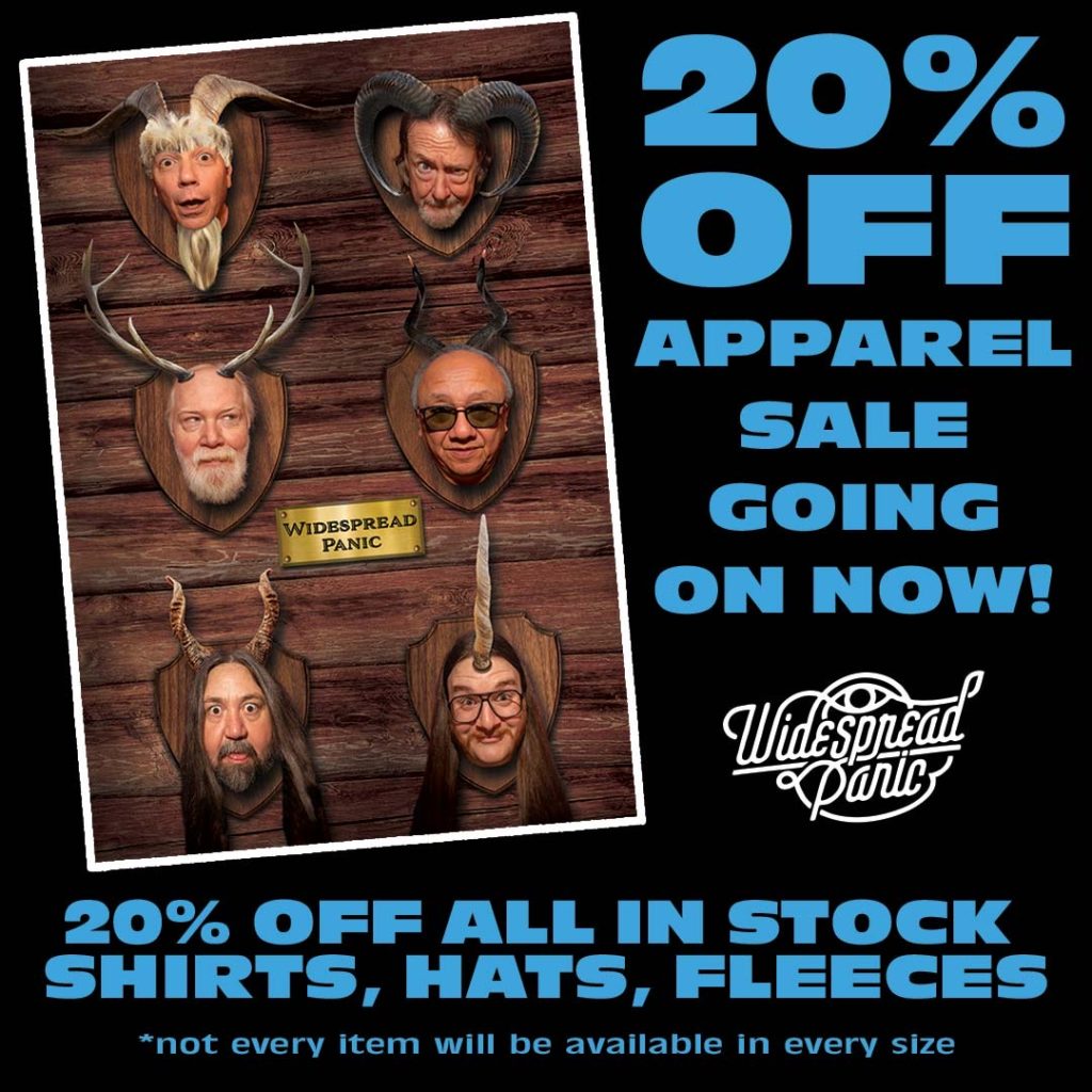 April Widespread Merch Sale