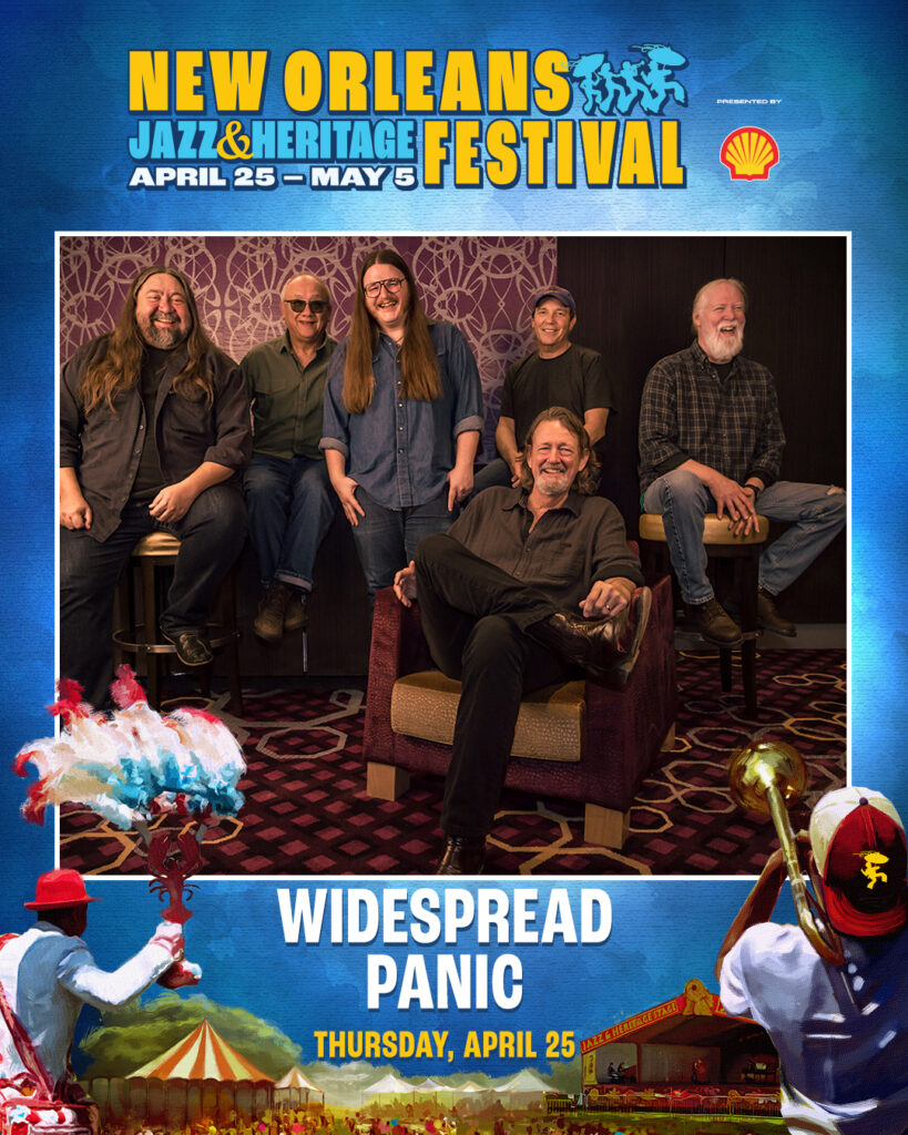 Widespread Panic live at New Orleans Jazzfest April 25th, 2024