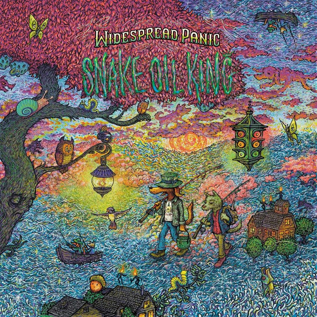 Album Cover art for Widespread Panic's "Snake Oil King" album
