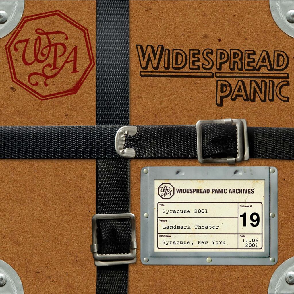 Album cover for the Widespread Panic live release "Syracuse 2001"
