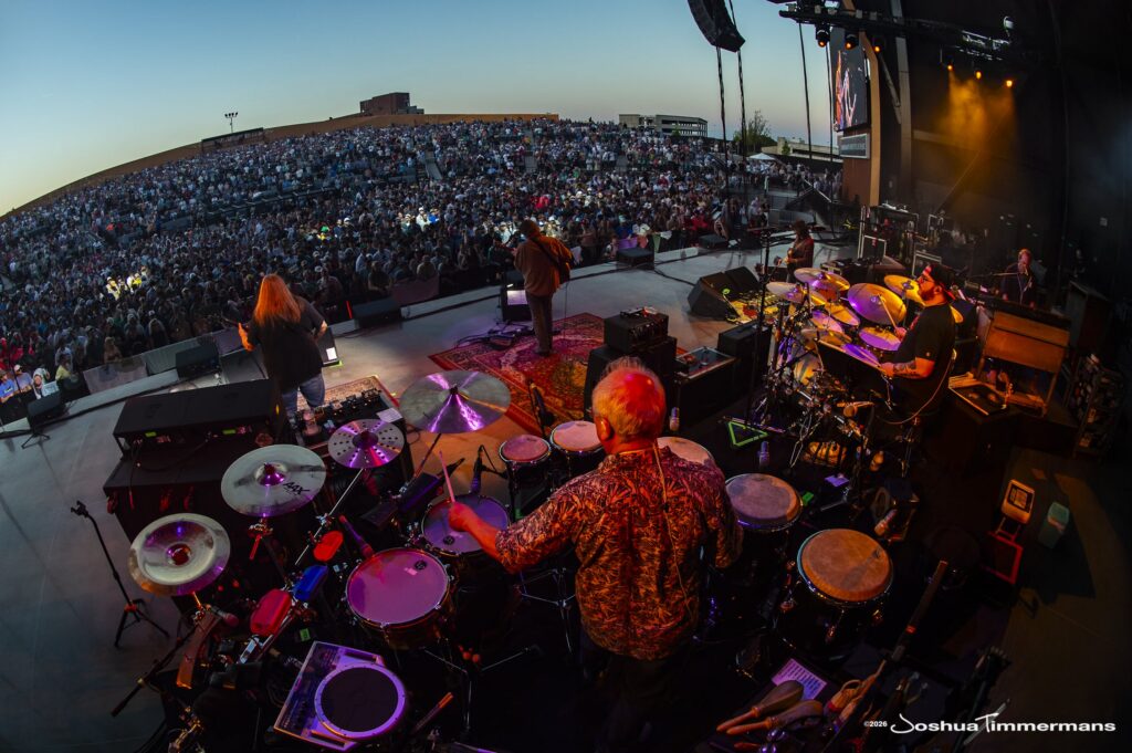 Widespread Panic performing in Birmingham, Alabama at the Coca-Cola Amphitheater on Friday, April 17, 2026