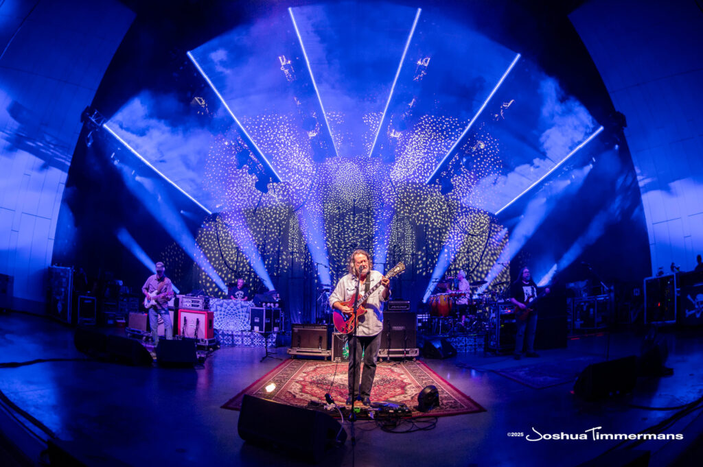 A moment from the Widespread Panic August 9, 2025 performance in Indianapolis, IN