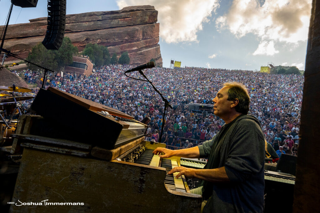 Widespread Panic performing live at Red Rocks Amphitheatre in Morrison, CO on June 25, 2023