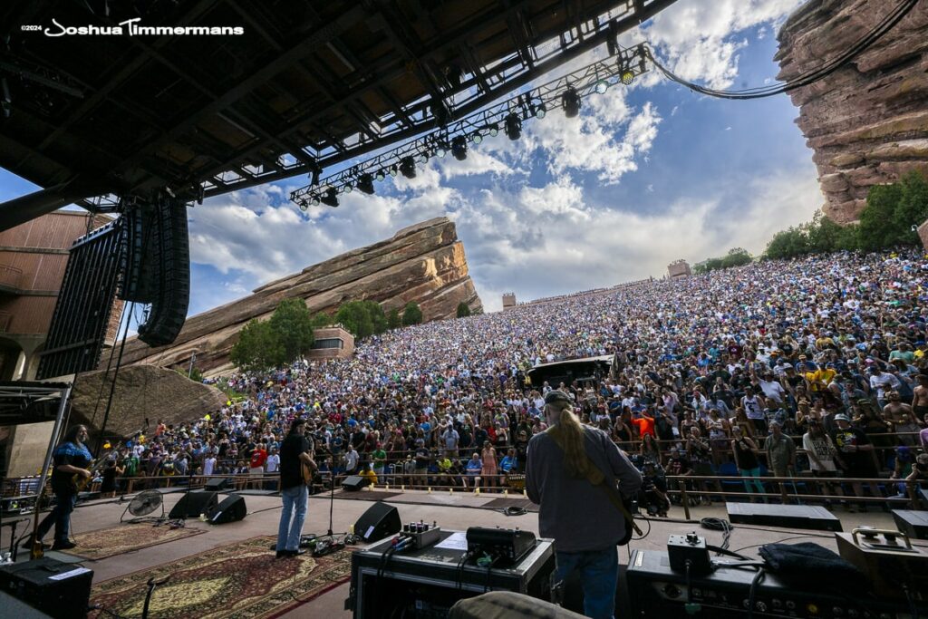 Widespread Panic performing live at Red Rocks Amphitheatre in Morrison, CO on Sunday, June 23, 2024