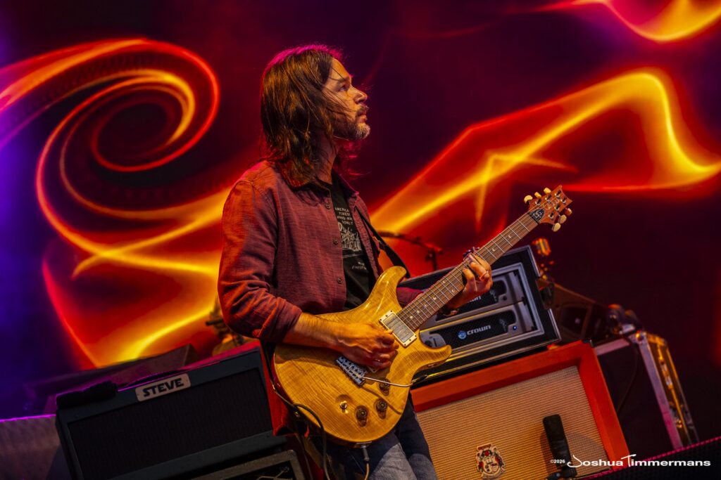 Widespread Panic performing in Birmingham, Alabama at the Coca-Cola Amphitheater on Friday, April 17, 2026