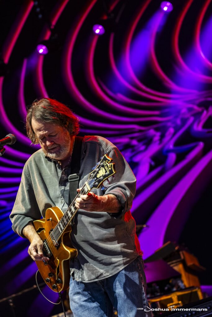 Widespread Panic performing in Birmingham, Alabama at the Coca-Cola Amphitheater on Friday, April 17, 2026