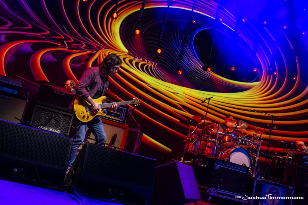Widespread Panic performing in Birmingham, Alabama at the Coca-Cola Amphitheater on Friday, April 17, 2026