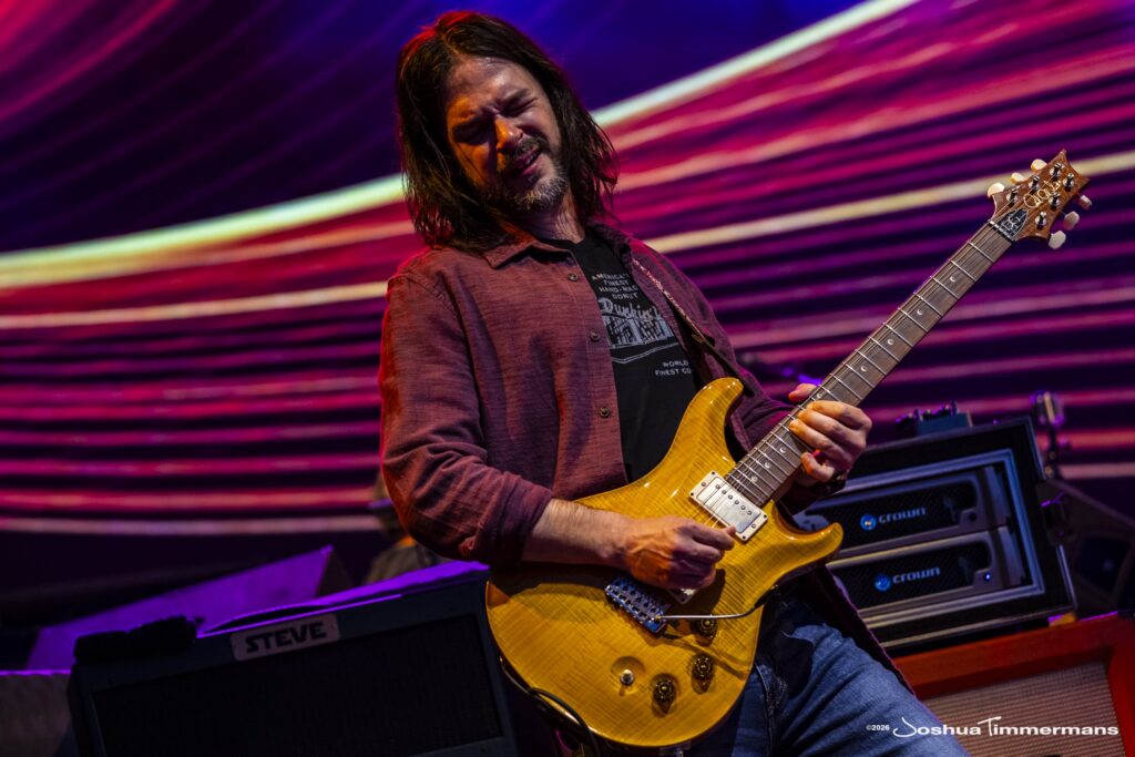 Widespread Panic performing in Birmingham, Alabama at the Coca-Cola Amphitheater on Friday, April 17, 2026