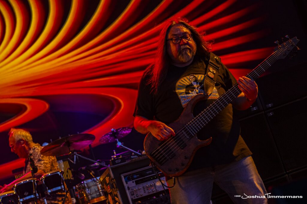 Widespread Panic performing in Birmingham, Alabama at the Coca-Cola Amphitheater on Friday, April 17, 2026