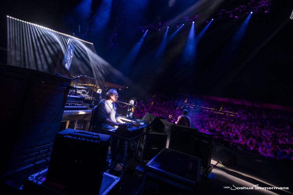 Widespread Panic performing in Birmingham, Alabama at the Coca-Cola Amphitheater on Friday, April 17, 2026