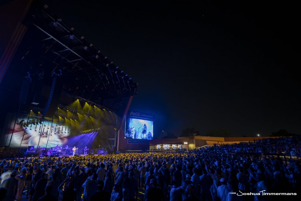 Widespread Panic performing in Birmingham, Alabama at the Coca-Cola Amphitheater on Friday, April 17, 2026