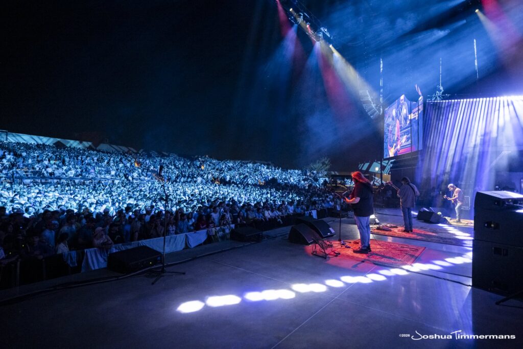 Widespread Panic performing in Birmingham, Alabama at the Coca-Cola Amphitheater on Friday, April 17, 2026