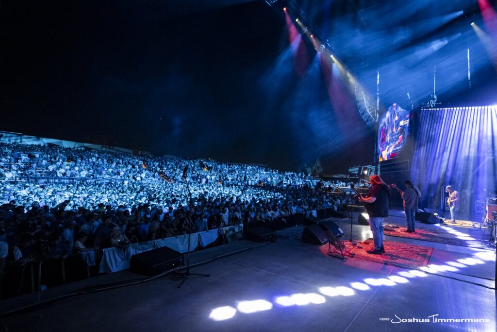 Widespread Panic performing in Birmingham, Alabama at the Coca-Cola Amphitheater on Friday, April 17, 2026