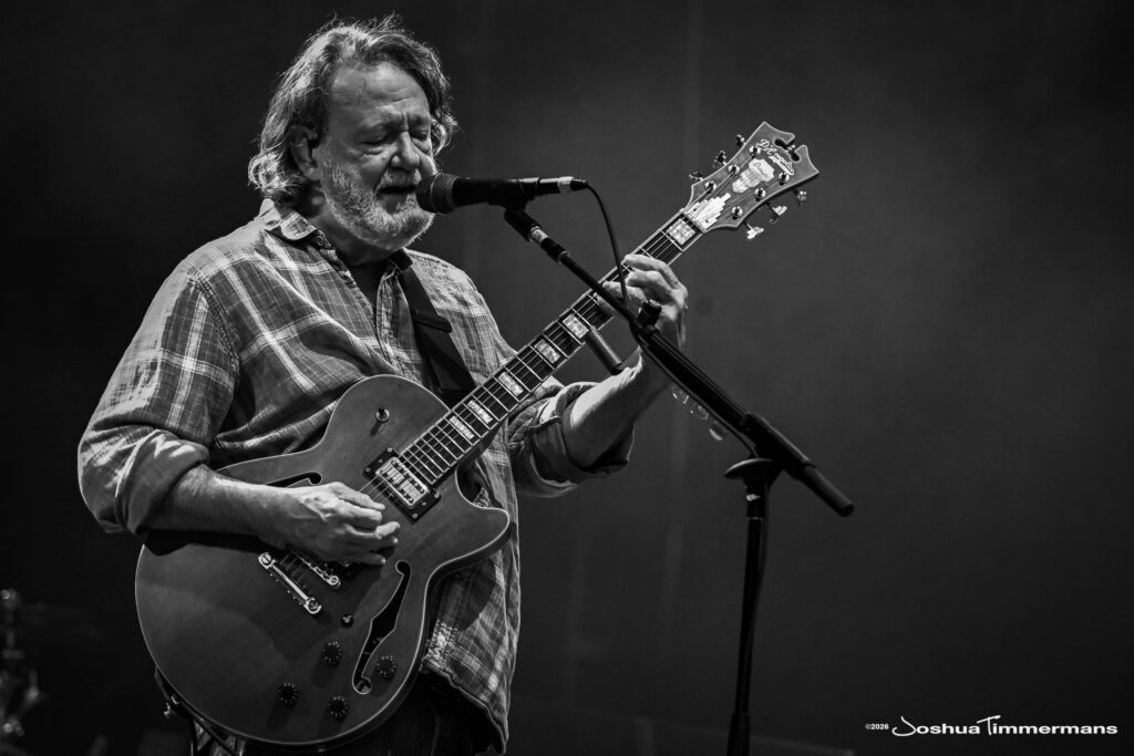 Widespread Panic performing in Birmingham, Alabama at the Coca-Cola Amphitheater on Saturday, April 18, 2026