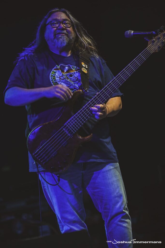 Widespread Panic performing in Birmingham, Alabama at the Coca-Cola Amphitheater on Saturday, April 18, 2026