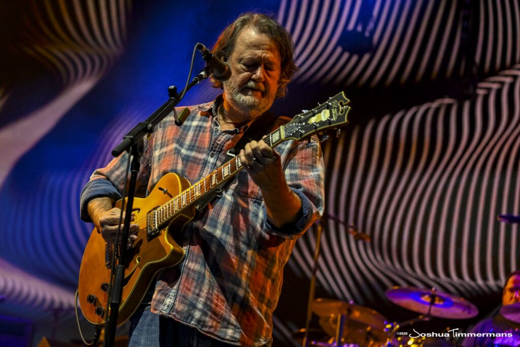Widespread Panic performing in Birmingham, Alabama at the Coca-Cola Amphitheater on Saturday, April 18, 2026