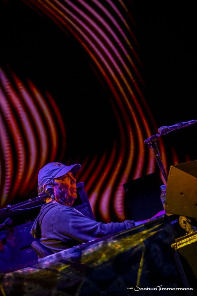 Widespread Panic performing in Birmingham, Alabama at the Coca-Cola Amphitheater on Saturday, April 18, 2026