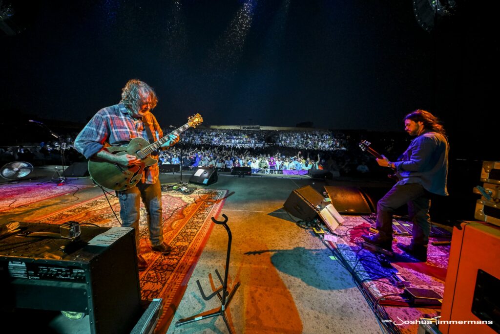 Widespread Panic performing in Birmingham, Alabama at the Coca-Cola Amphitheater on Saturday, April 18, 2026