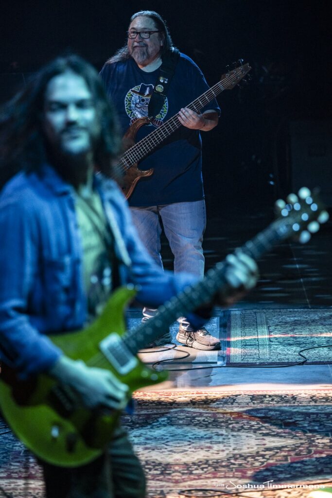 Widespread Panic performing in Birmingham, Alabama at the Coca-Cola Amphitheater on Saturday, April 18, 2026