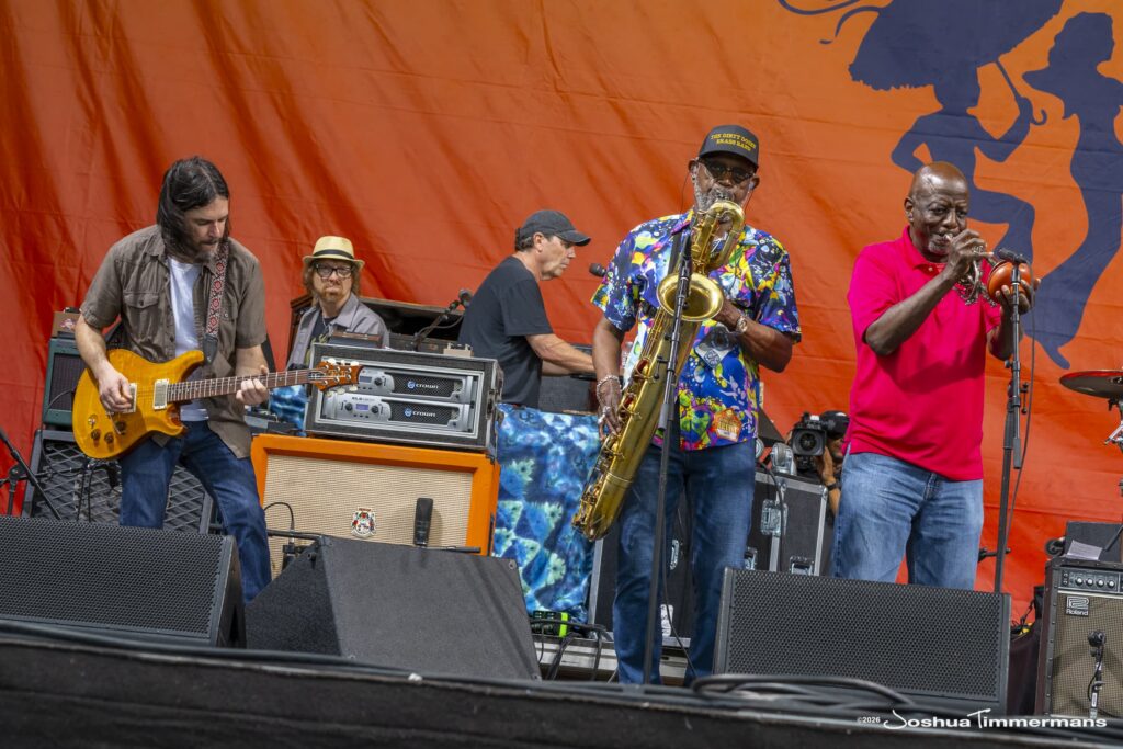 Widespread Panic performing at the 2026 New Orleans Jazz &amp; Heritage Festival on Thursday, April 30, 2026 in New Orleans, LA