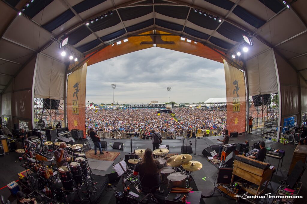 Widespread Panic performing at the 2026 New Orleans Jazz &amp; Heritage Festival on Thursday, April 30, 2026 in New Orleans, LA