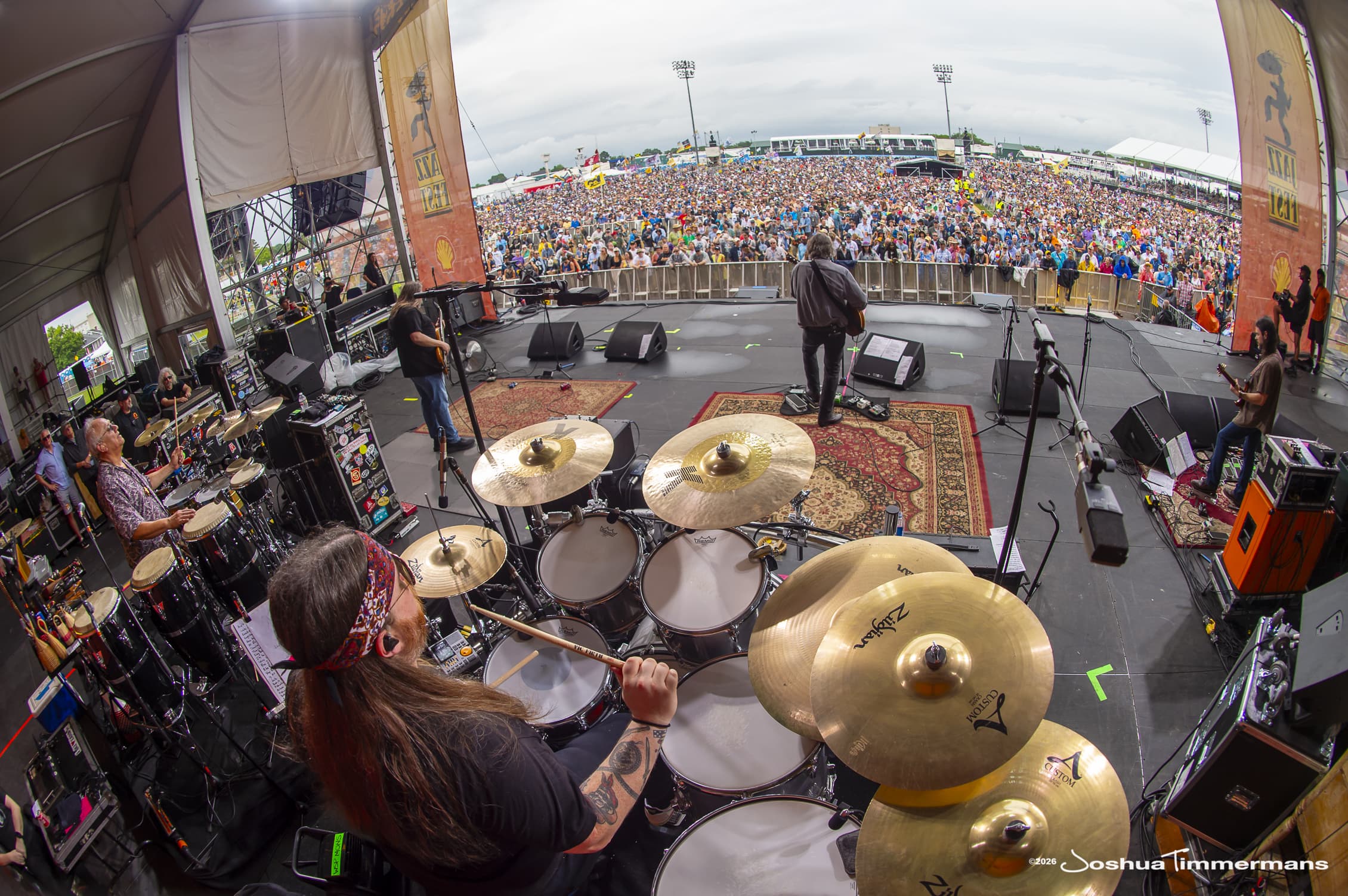 Widespread Panic performing at the 2026 New Orleans Jazz & Heritage Festival on Thursday, April 30, 2026 in New Orleans, LA