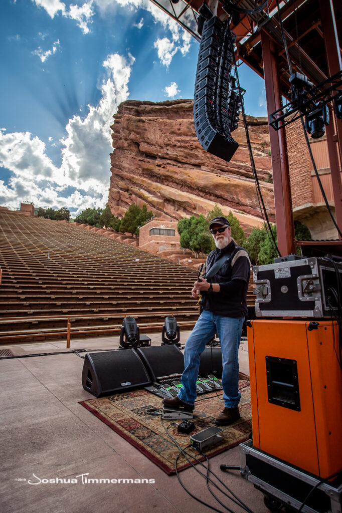 Jimmy Herring on stage at Red Rocks Amphitheatre