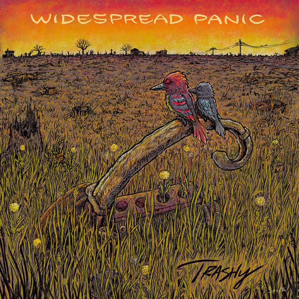 Artwork for Widespread Panic's single "Trashy"