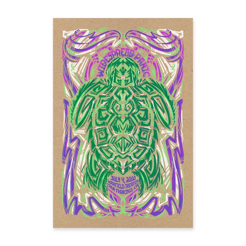 Reimagined Warfield 2000 commemorative poster by JT Lucchesi