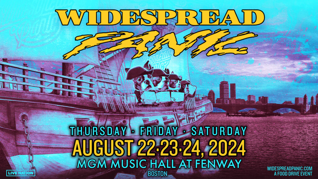 Widespread Panic performs in Boston, MA at MGM Music Hall at Fenway Park on August 22-24, 2024