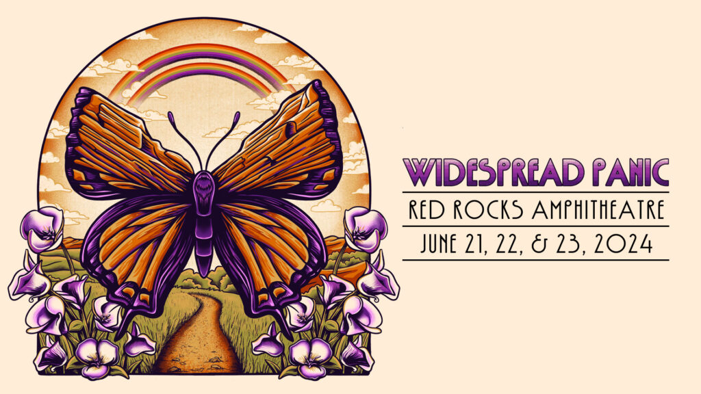 Widespread Panic Red Rocks Amphitheatre June 21, 22, and 23, 2024