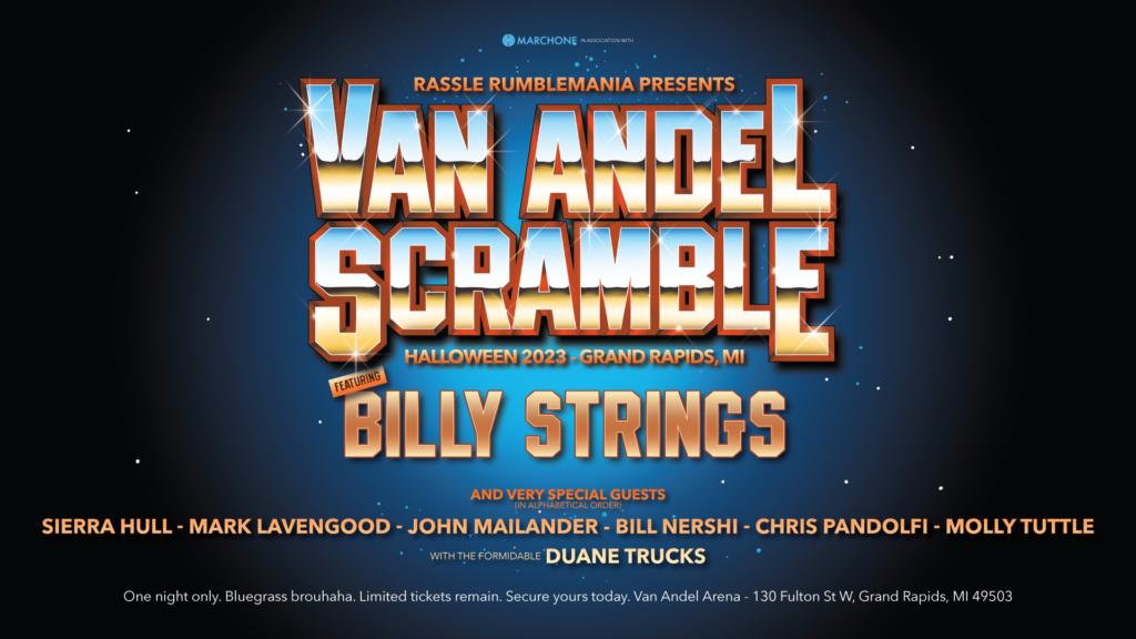 Duane Trucks sits in with Billy Strings at the Van Handel Scramble October 31, 2023